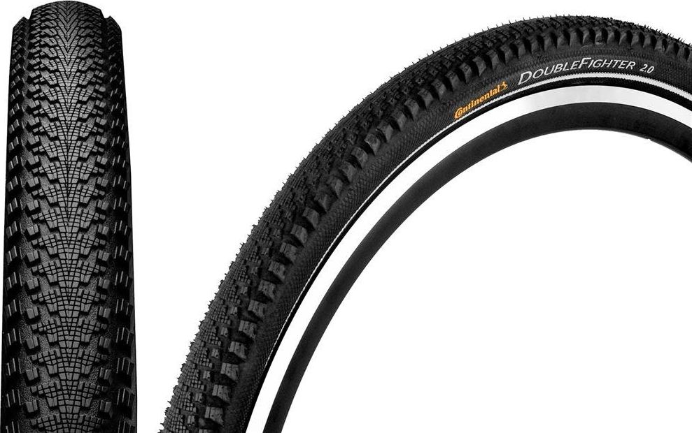 Continental Opona ContinentalDoubleFighter III (50-584), 27.5x2.00 czarna drutówka uniwersalny
