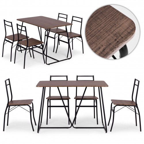 Zestaw mebli jadalnianych ModernHome nowoczesny kompaktowy