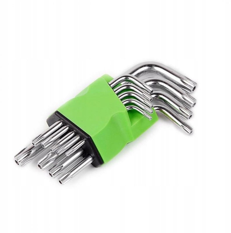 Zestaw kluczy TORX typu L 9el., (T10, 15, 20, 25, 27, 30, 40, 45, 50)
