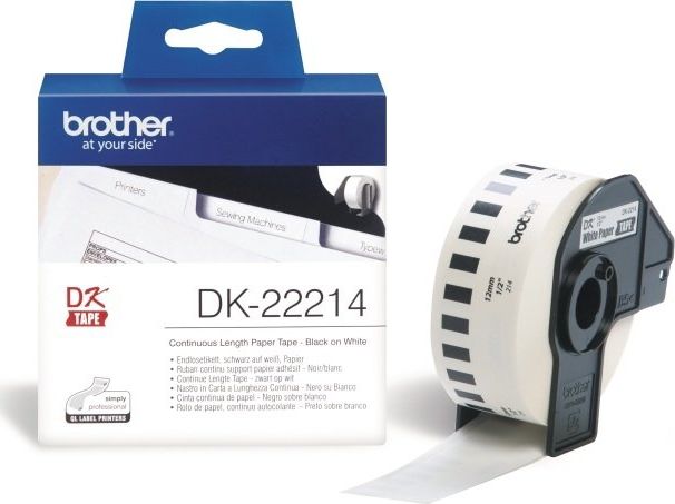 Brother DK-22214 (black on white)