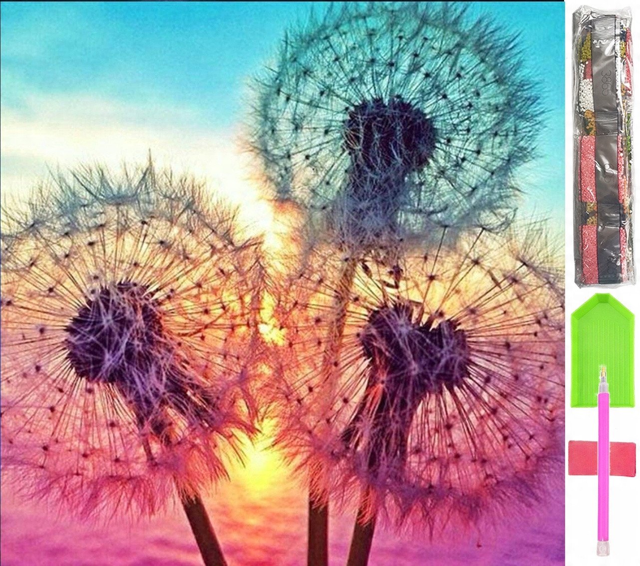 HAFT DIAMENTOWY DUŻY 5D Zestaw Obraz MOZAIKA D07