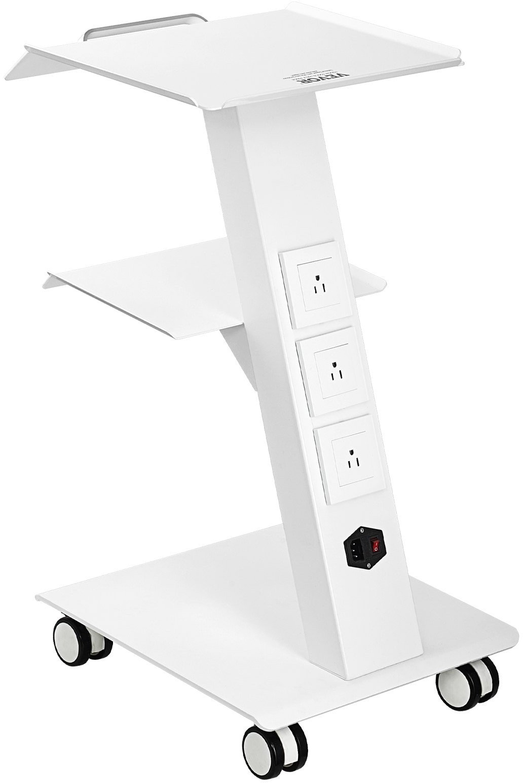 Wózek Laboratoryjny z Gniazdkiem Elektrycznym