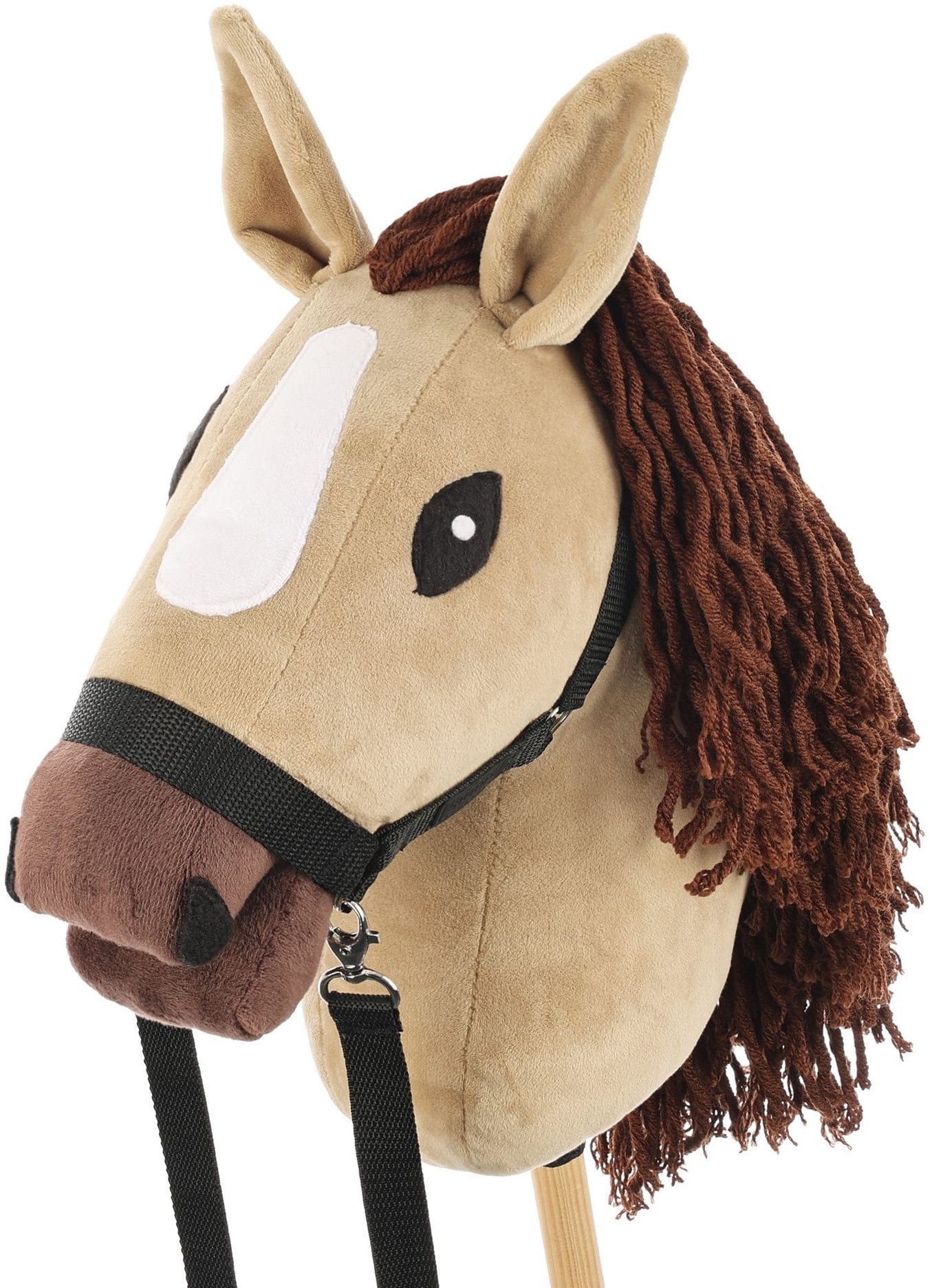 Hobby Horse Skippi A3 - Karmel - Beżowy - kantar i wodze w zestawie