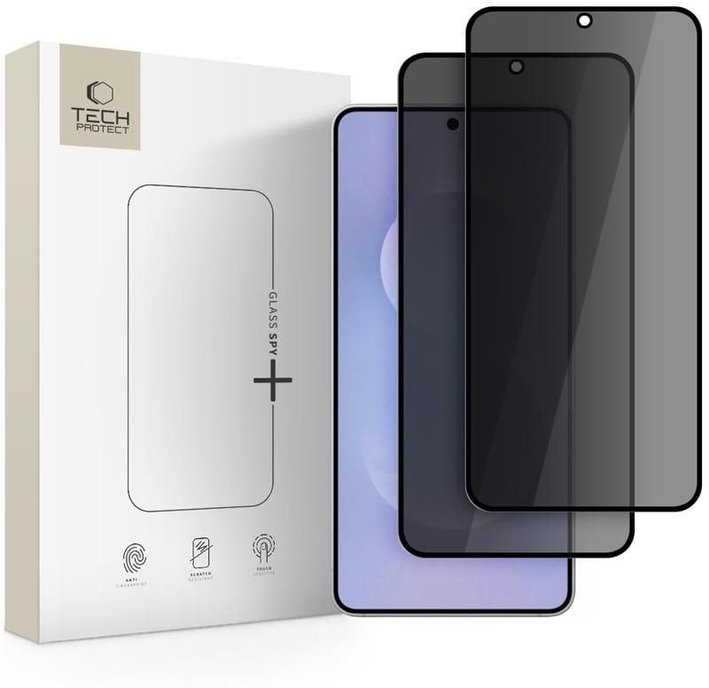 SZKŁO PRYWATYZUJĄCE TECH-PROTECT GLASS SPY+ 2-PACK GALAXY S25 EDGE PRIVACY