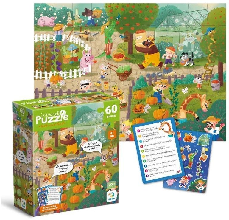 Wimmelpuzzle 60 Summer in the village