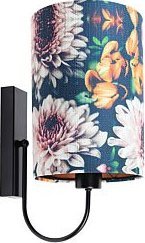 Kinkiet Lumes Nowoczesny kinkiet tuba w kwiaty - S382-Olfa