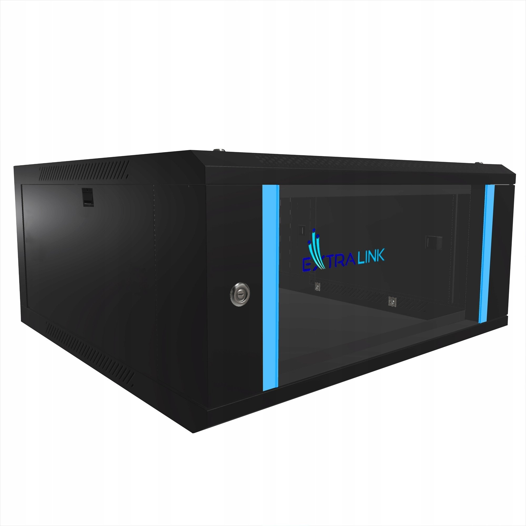 Szafa ExtraLink LITE 4U 530X400 WALL-MOUNTED RACKMOUNT CABINET BLACK