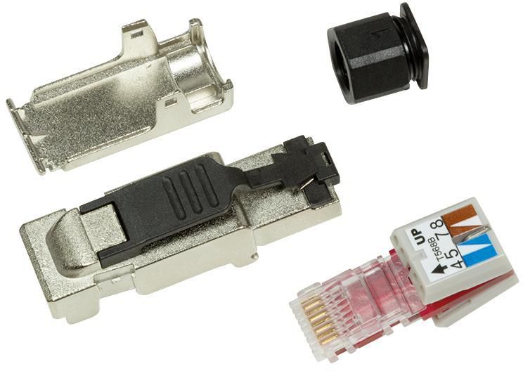 LogiLink Wtyk RJ45 kat.6A, ekranowany beznarzędziowy (MP0040)