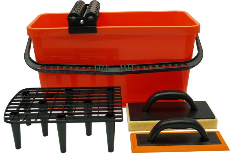 EPM Komplet glazurniczy wiadro 20L + paca + paca do spoinowania (E-315-9901)