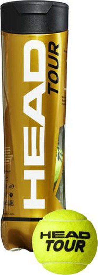 Head Piłki do tenisa ziemnego Head Tour 4szt