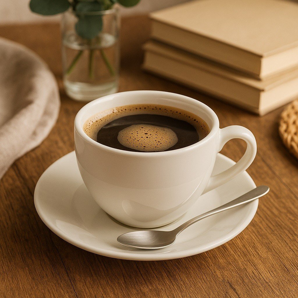 Filiżanka porcelanowa 220 ml + spodek Krem P2388