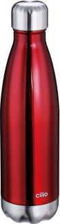 Cilio Butelka Cilio termiczna metalowa czerwona 500 ml