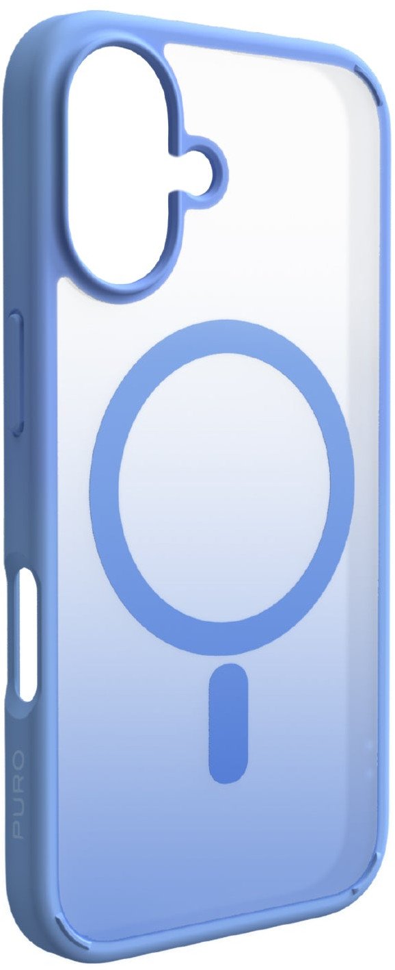 Etui Puro Gradient TPU kompatybilne z MagSafe na iPhone 17 - niebieskie