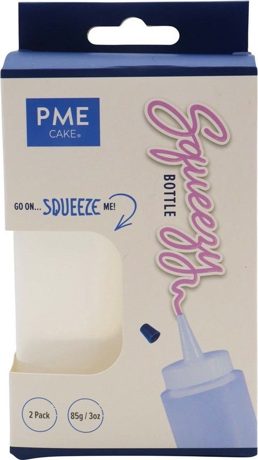 PME Zestaw 2 plastikowych butelek do wyciskania