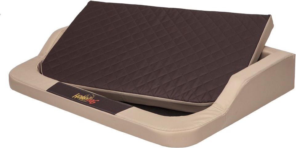 Hobbydog L (R1) Legowisko Medico Lux (Skaj) Beżowy Z Brązowym Materacem