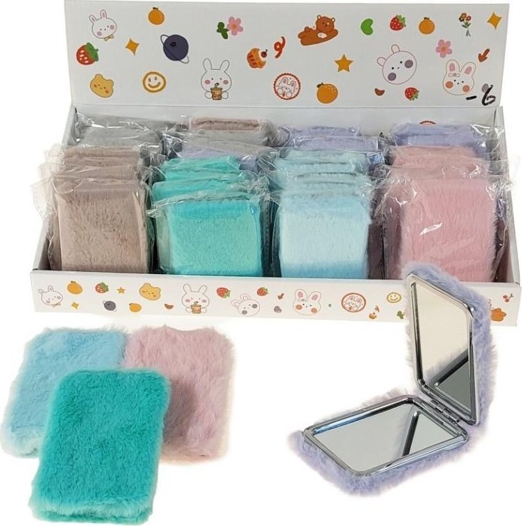 Lusterko w pluszowym etui MIX