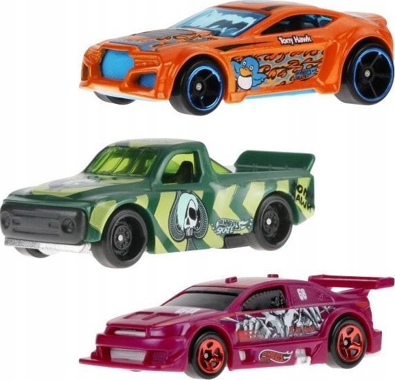 Mattel Hot Wheels Skate Deskorolka + buty + auto HVK48
