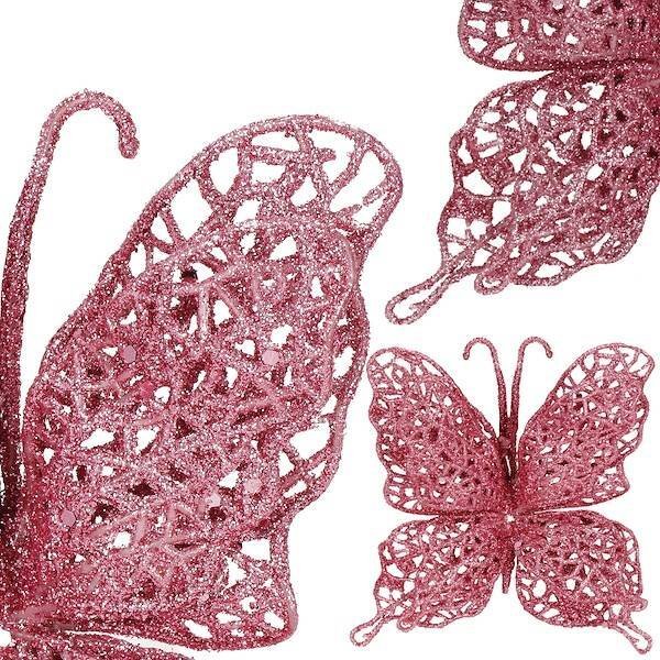 Dekoracja świąteczna Springos motyl