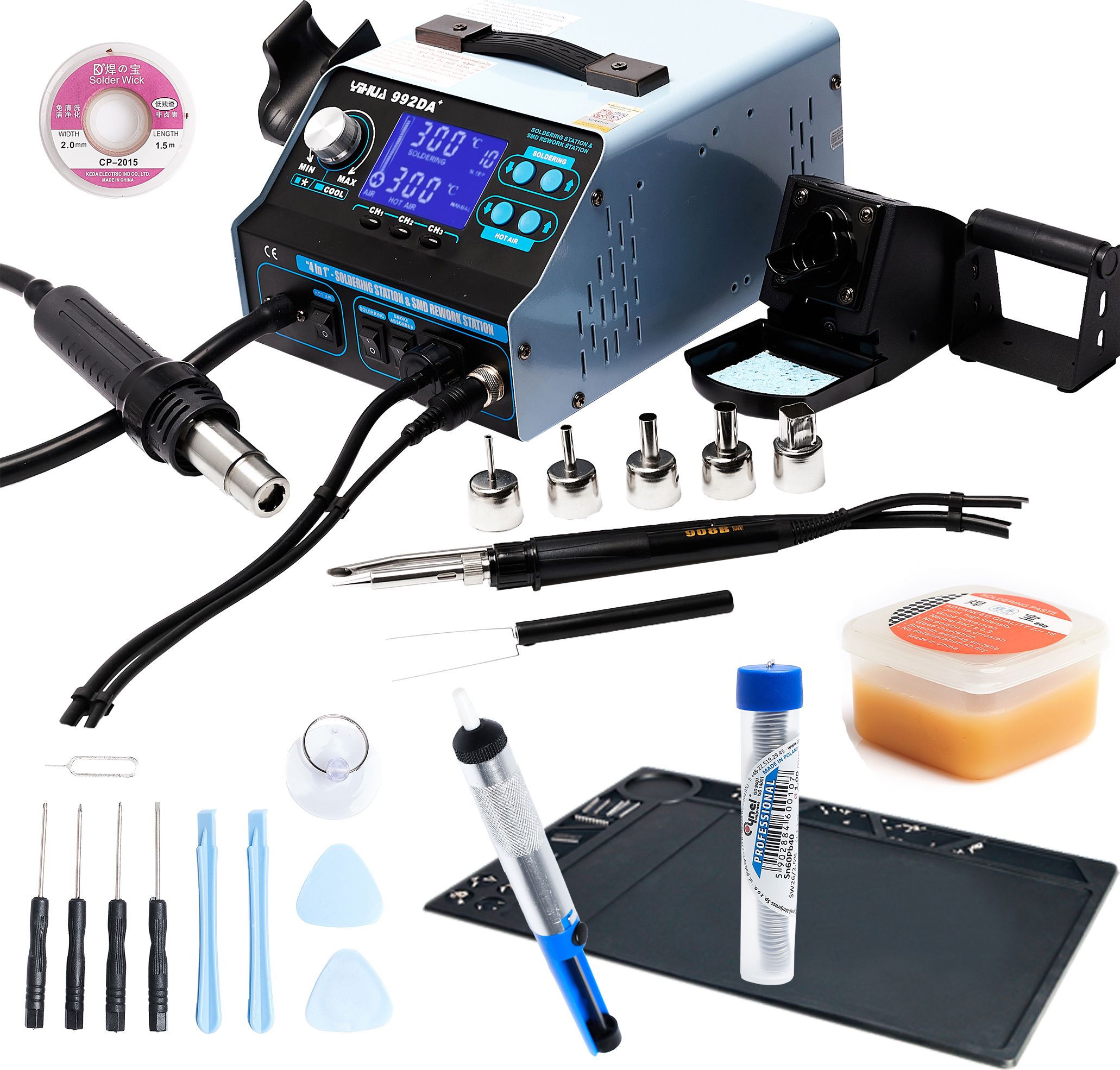 Techrebal Stacja lutownicza Yihua 992DA+ KIT4