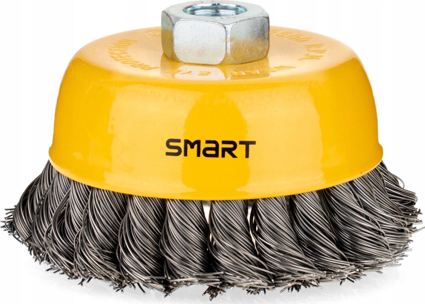 Smart szczotka druciana garnkowa 100mm, pleciona smart