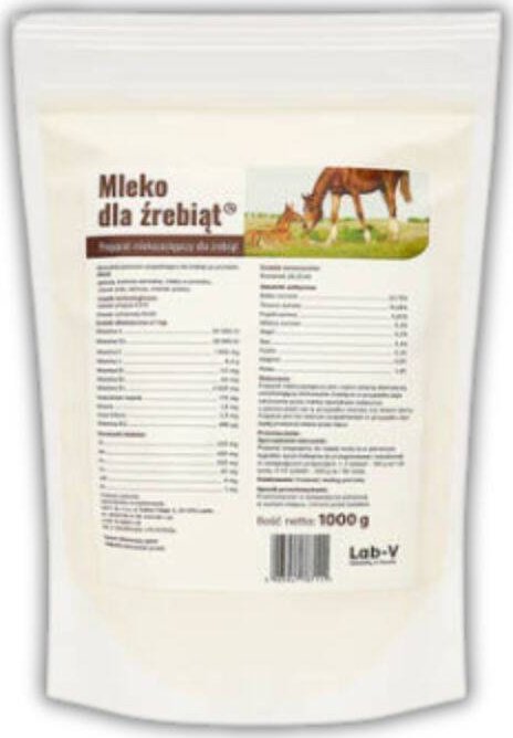 LAB V LAB-V Mleko dla źrebiąt - Mieszanka Paszowa Uzupełniająca 1000g