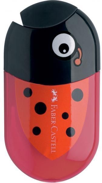 Faber-Castell Temperówka biedronka podwójna z gumką (224544)