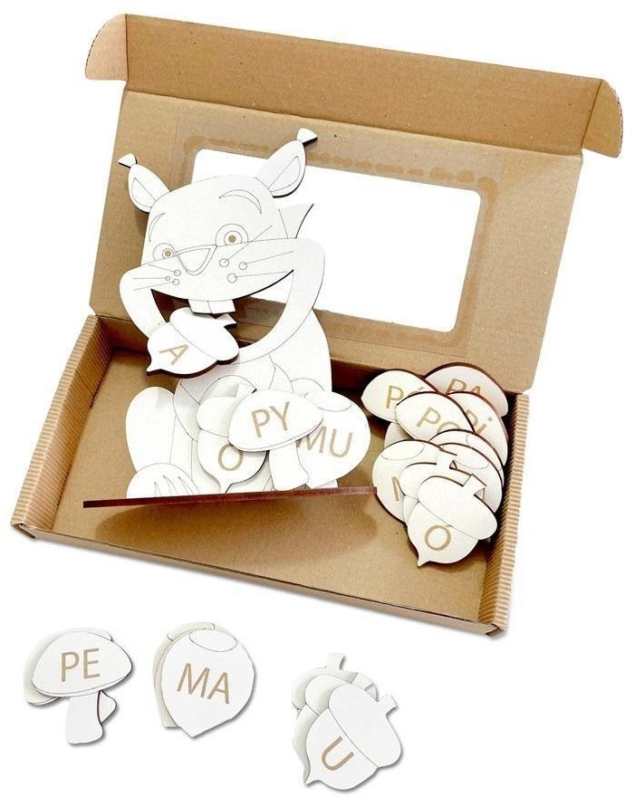 Sylabowe zwierzaki - wiewiórka sylabowa