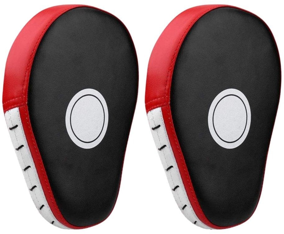 Tarcza Treningowa Rękawica Pad Kick Boxing Łapa Trenera Czerwona