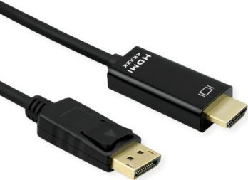 Kabel Roline ROLINE Kabel DisplayPort DP - UHDTV, cienki, M/M, czarny, 3 m