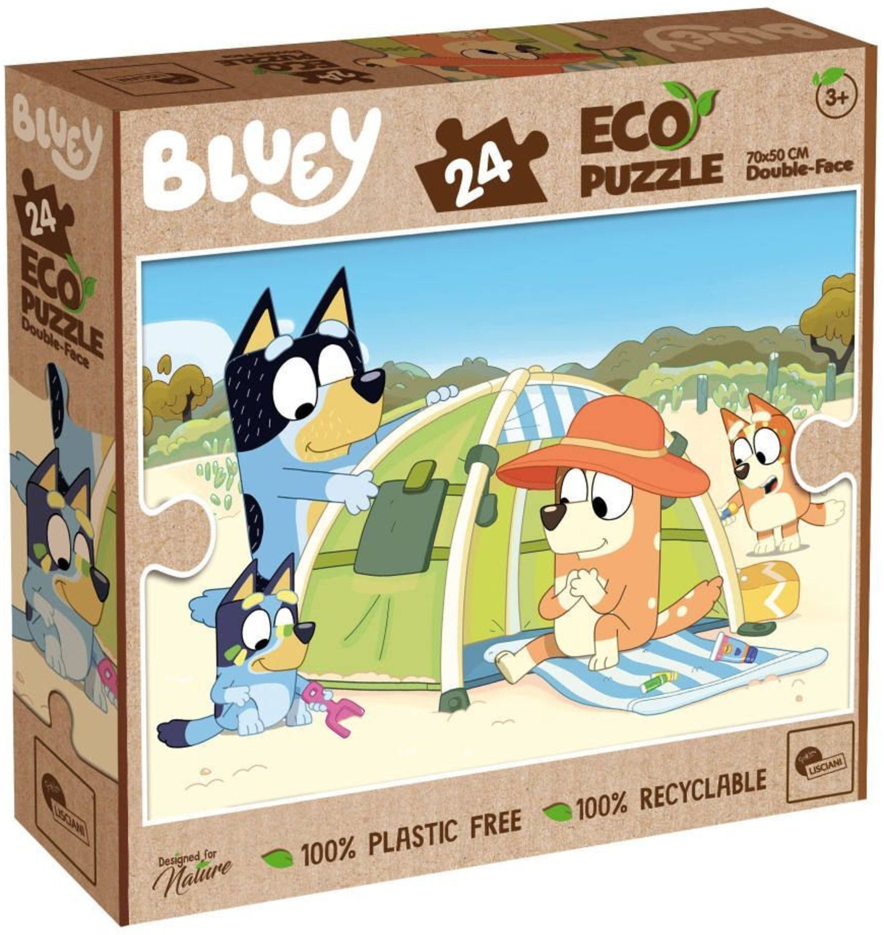 LISCIANI PUZZLE EKO DWUSTRONNE BLUEY 24 EL.