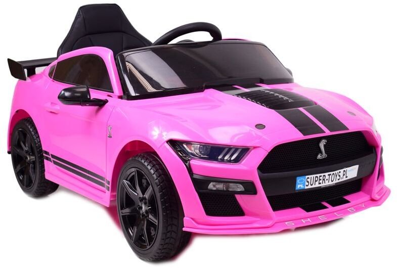 Super-Toys FORD MUSTANG SHELBY GT500 NA AKUMULATOR, miękkie koła, miękkie siedzenie/CH9969