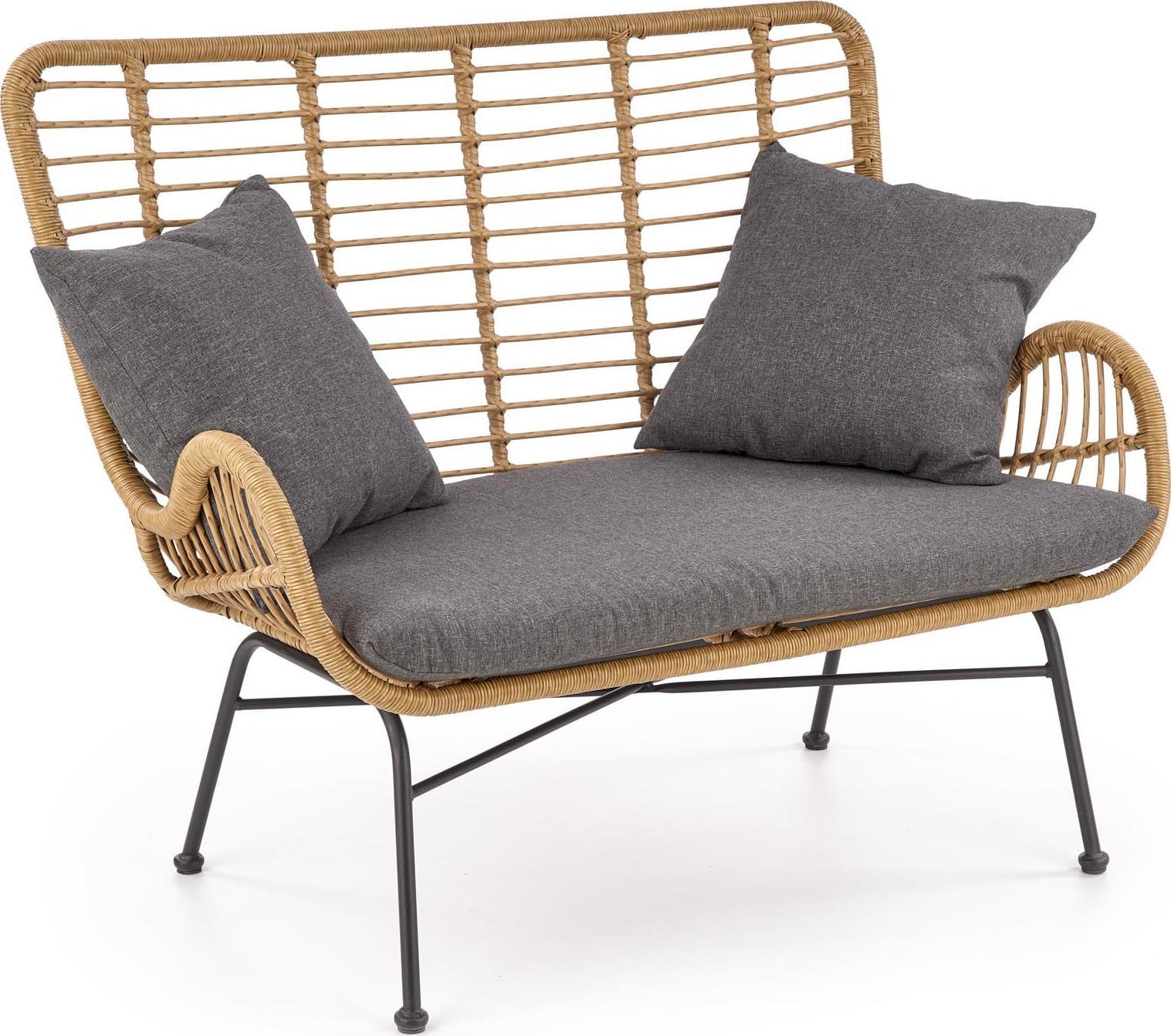 Kinkiet Halmar WNĘTRZARSKIE IKARO XL sofa naturalny-popiel (1p=2szt)