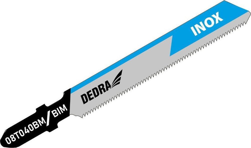 Dedra Brzeszczoty do wyrzynarki 82/57mm, stal nierdz, BIM, T, 2szt