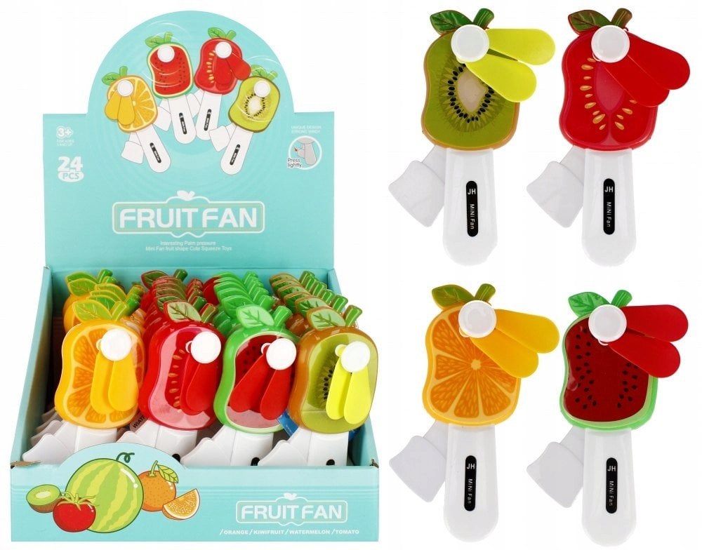 WIATRACZEK OWOC 14CM MIX4 MC DISP 24/720