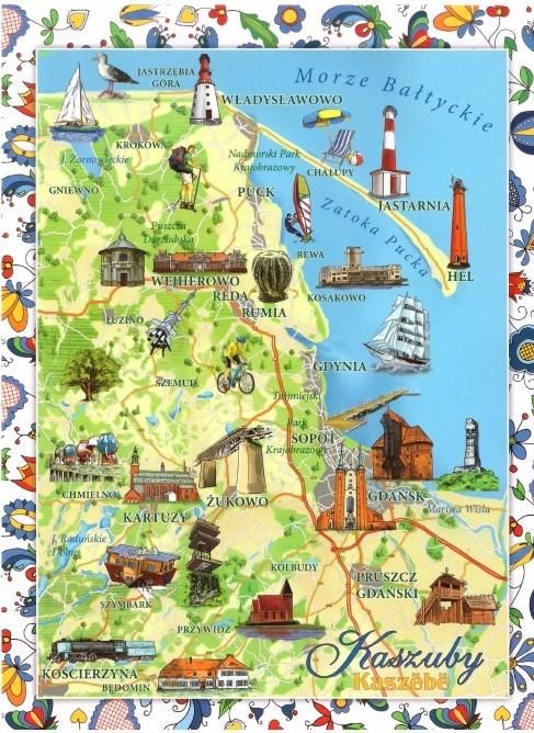 Plan Pocztówka duża - Kaszuby