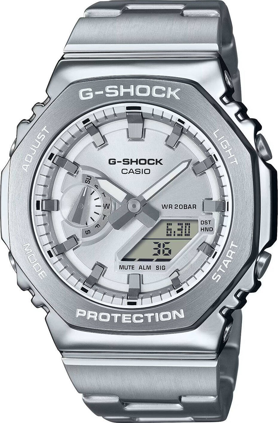 Zegarek G-SHOCK Zegarek Casio G-Shock GM-2110D-7AER G-Steel męski .