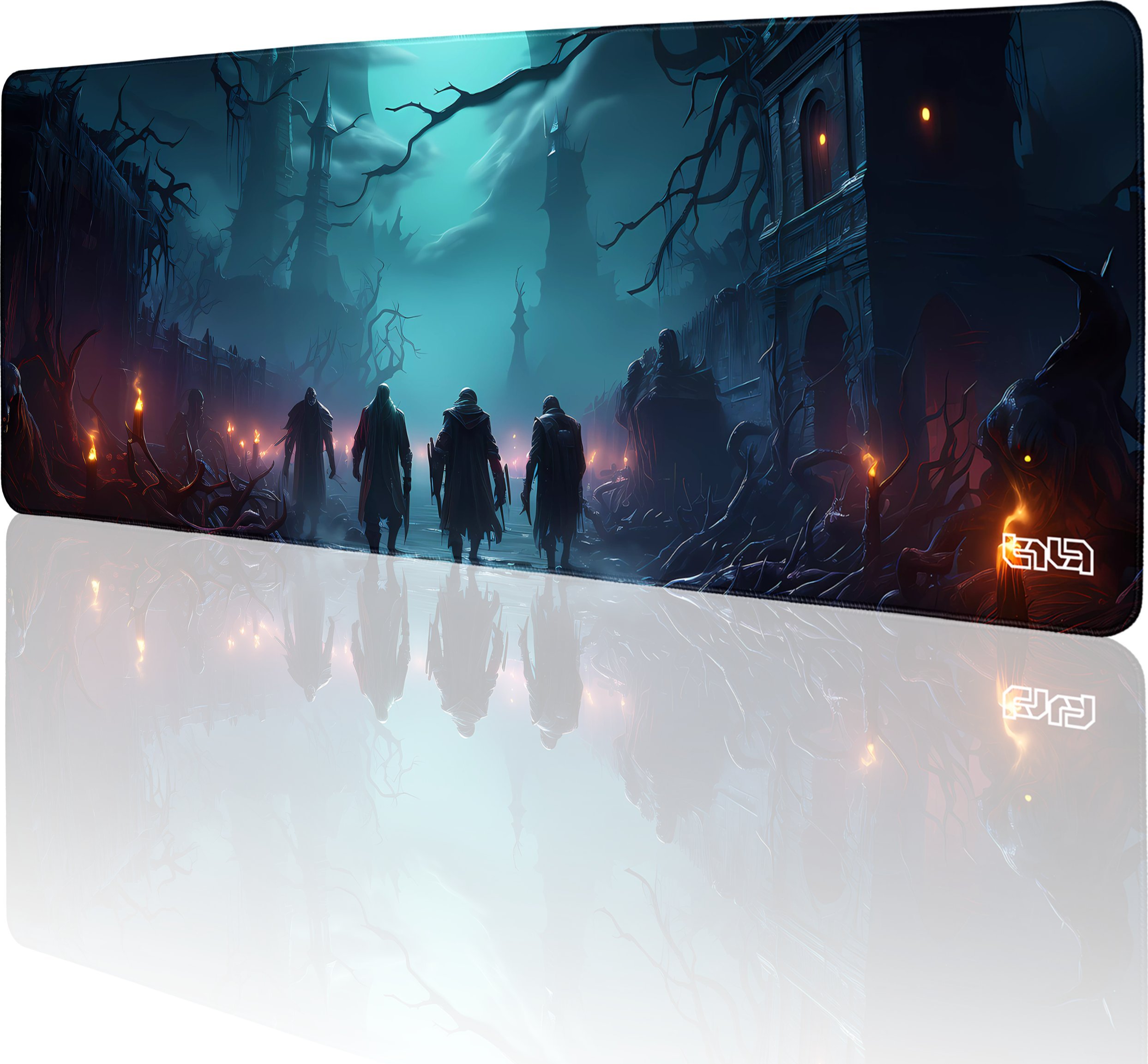 Podkładka Tilt DUŻA PODKŁADKA POD MYSZKĘ Zmutowany Cmentarz 80x30 TILT XXL Wodoodporna