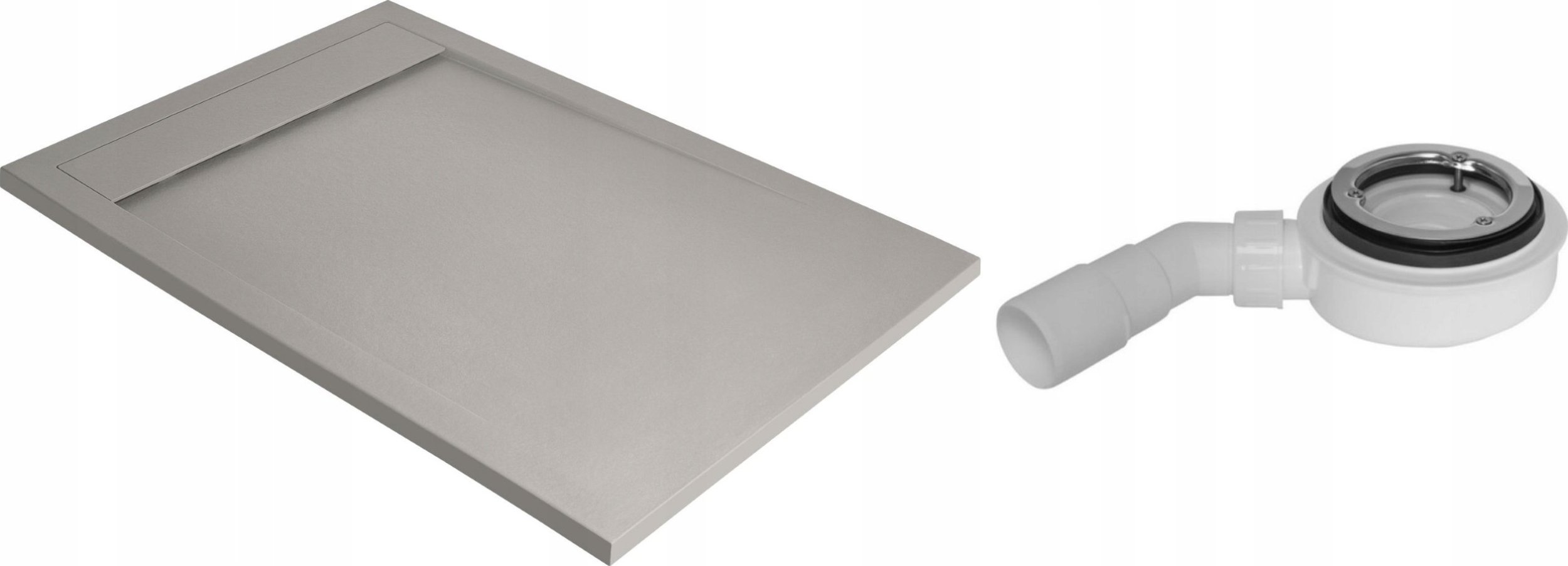 Brodzik Kyntos F 130x90 cemento