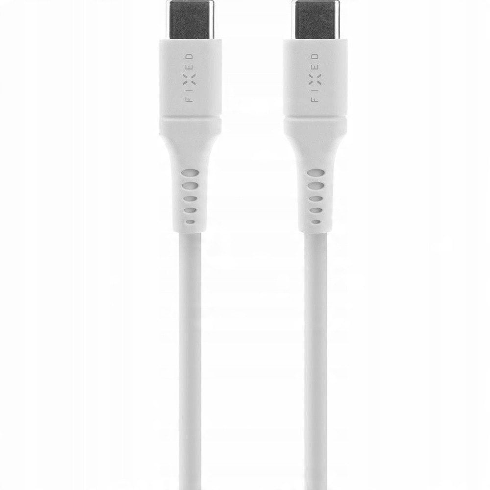 Kabel USB Fixed USB-C - USB-C 2 m Biały (FIXDLS-CC2-WH)