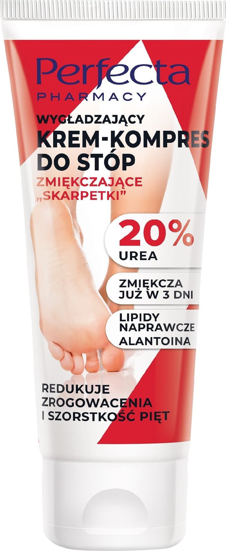 DAX PERFECTA Wygładzający Krem - kompres do stóp zmiękczające skarpetki