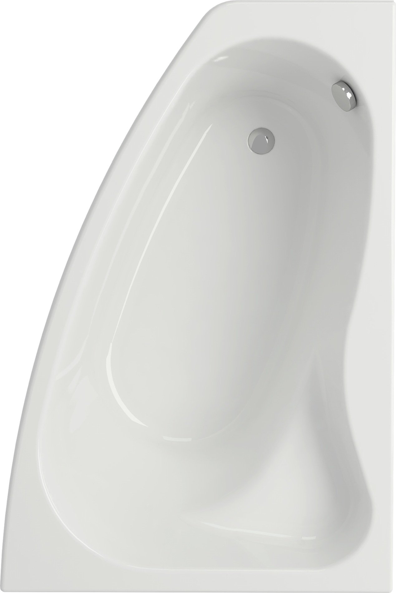 Wanna Cersanit Sicilia narożne asymetryczna prawa 150 x 100cm (S301-096)