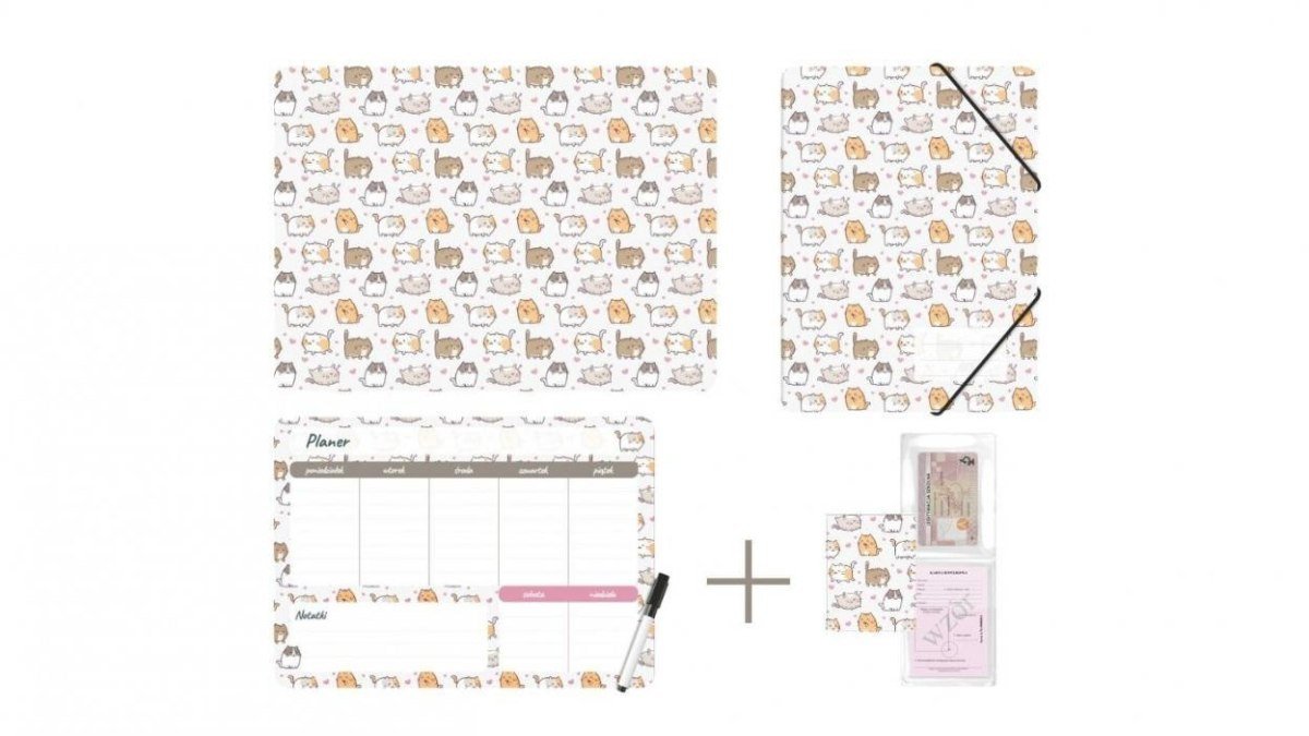 Zestaw szkolny z nadrukiem Puppies