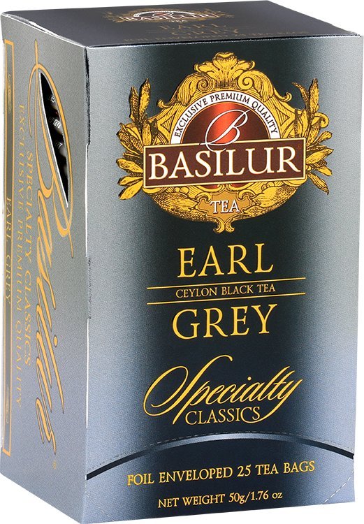 Basilur Herbata czarna cejlońska Basilur Earl Grey 20x2g