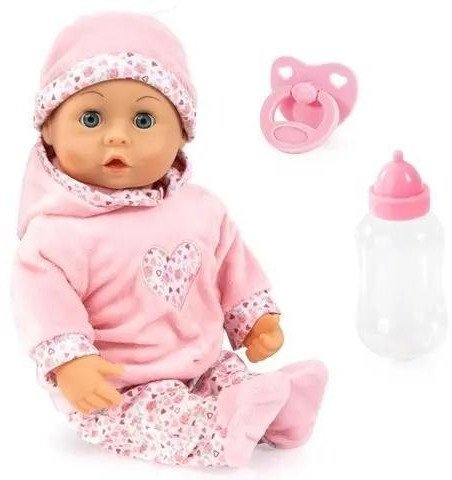 Bobas pierwsze słowa różowy 38cm