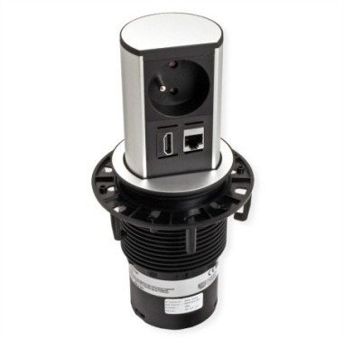 BACHMANN ELEVATOR 1xUTE 1xHDMI 1xCAT6A 90 0,5m GST18