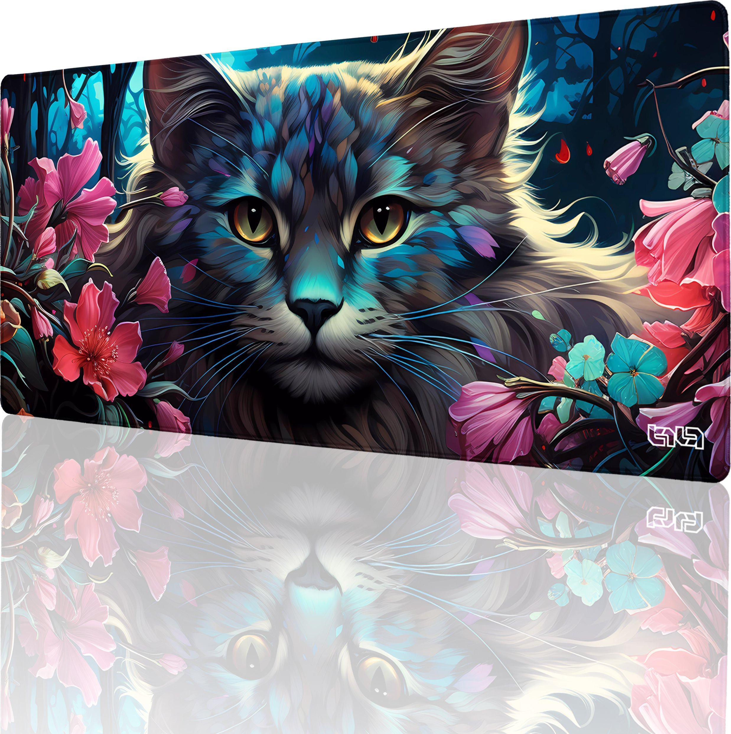 Podkładka Tilt PODKŁADKA POD KLAWIATURĘ Bukiet z Kotka 90x40 Na biurko Duża