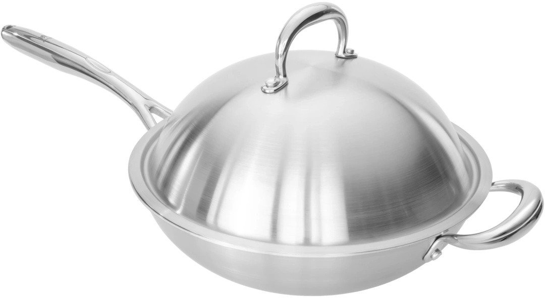 Shiori Stainless Steel 304 patelnia WOK 28cm x 8,20 cm indukcja