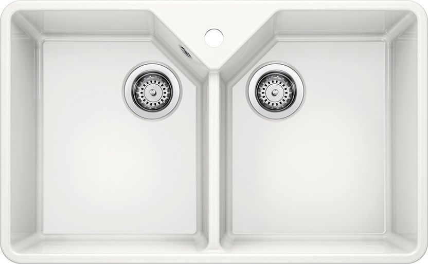 Zlewozmywak Blanco Villae Farmhouse Double Ceramika biały połysk (525164)