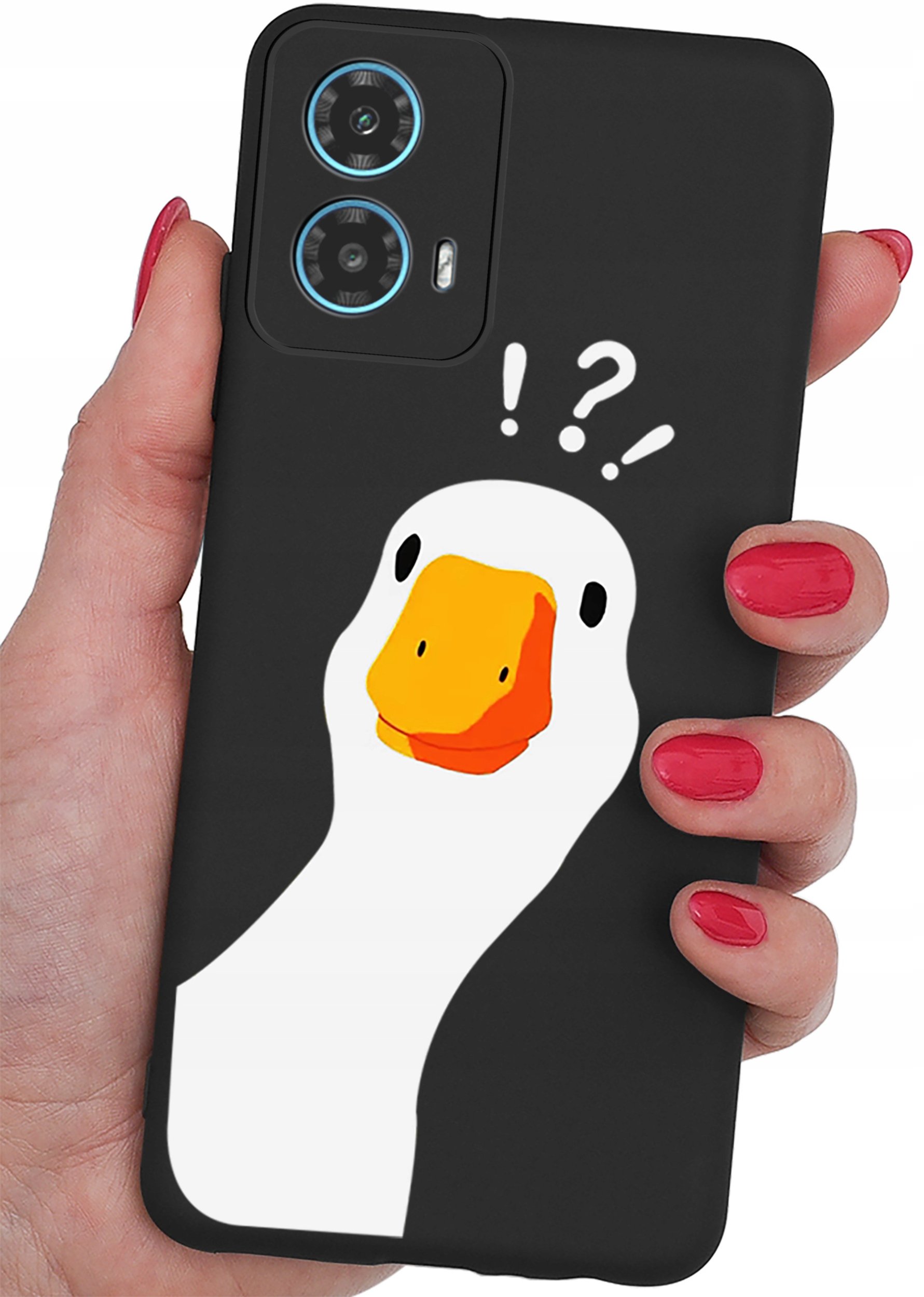 ETUI do Motorola Moto G34 5G CASE WZORY SOFT MATT PLECKI + SZKŁO 9H