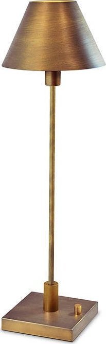 Lampa stołowa Polux Stołowa LAMPA stojąca GRENA nocna LAMPKA metalowa retro mosiądz